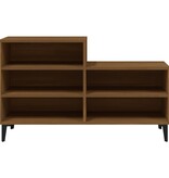 VidaXL Schoenenkast 102x36x60 cm bewerkt hout bruin eikenkleurig