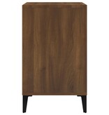 VidaXL Schoenenkast 102x36x60 cm bewerkt hout bruin eikenkleurig