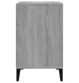 vidaXL Schoenenkast 102x36x60 cm bewerkt hout sonoma grijs