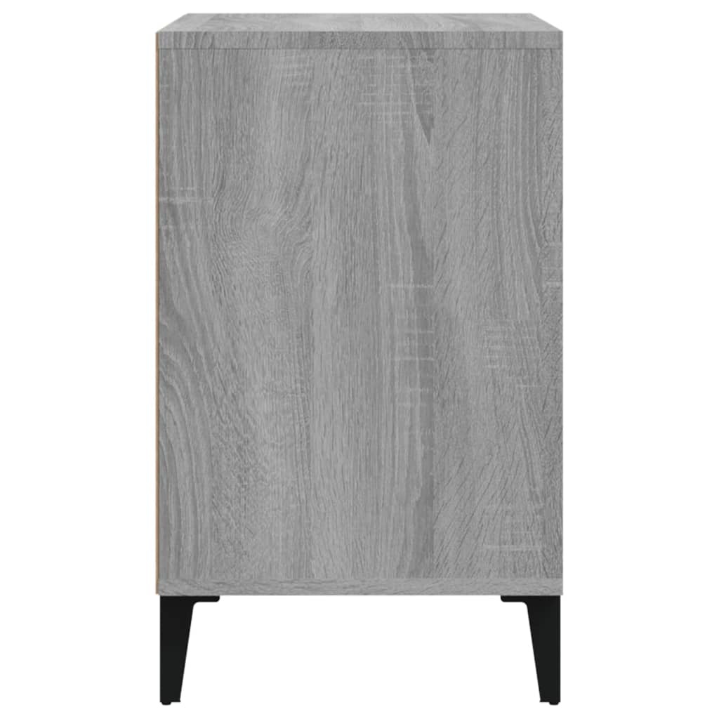 vidaXL Schoenenkast 102x36x60 cm bewerkt hout sonoma grijs