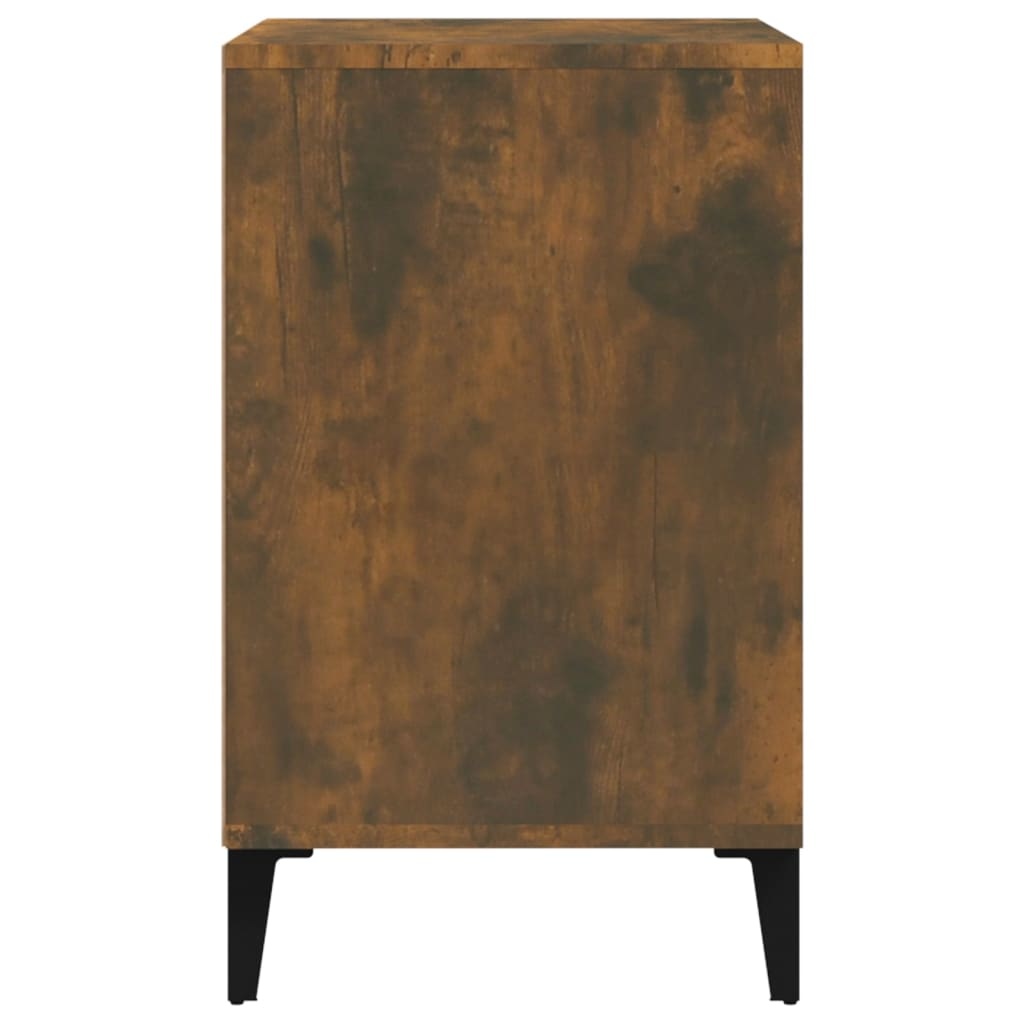VidaXL Schoenenkast 102x36x60 cm bewerkt hout gerookt eikenkleurig