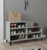 VidaXL Schoenenkast 102x36x60 cm bewerkt hout betongrijs