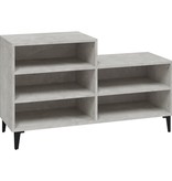VidaXL Schoenenkast 102x36x60 cm bewerkt hout betongrijs