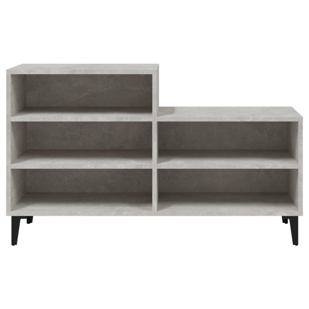VidaXL Schoenenkast 102x36x60 cm bewerkt hout betongrijs