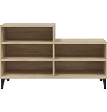 VidaXL Schoenenkast 102x36x60 cm bewerkt hout sonoma eikenkleurig
