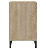 vidaXL Schoenenkast 102x36x60 cm bewerkt hout sonoma eikenkleurig