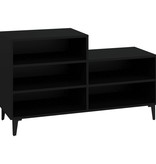 VidaXL Schoenenkast 102x36x60 cm bewerkt hout zwart