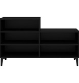 VidaXL Schoenenkast 102x36x60 cm bewerkt hout zwart