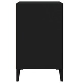 VidaXL Schoenenkast 102x36x60 cm bewerkt hout zwart