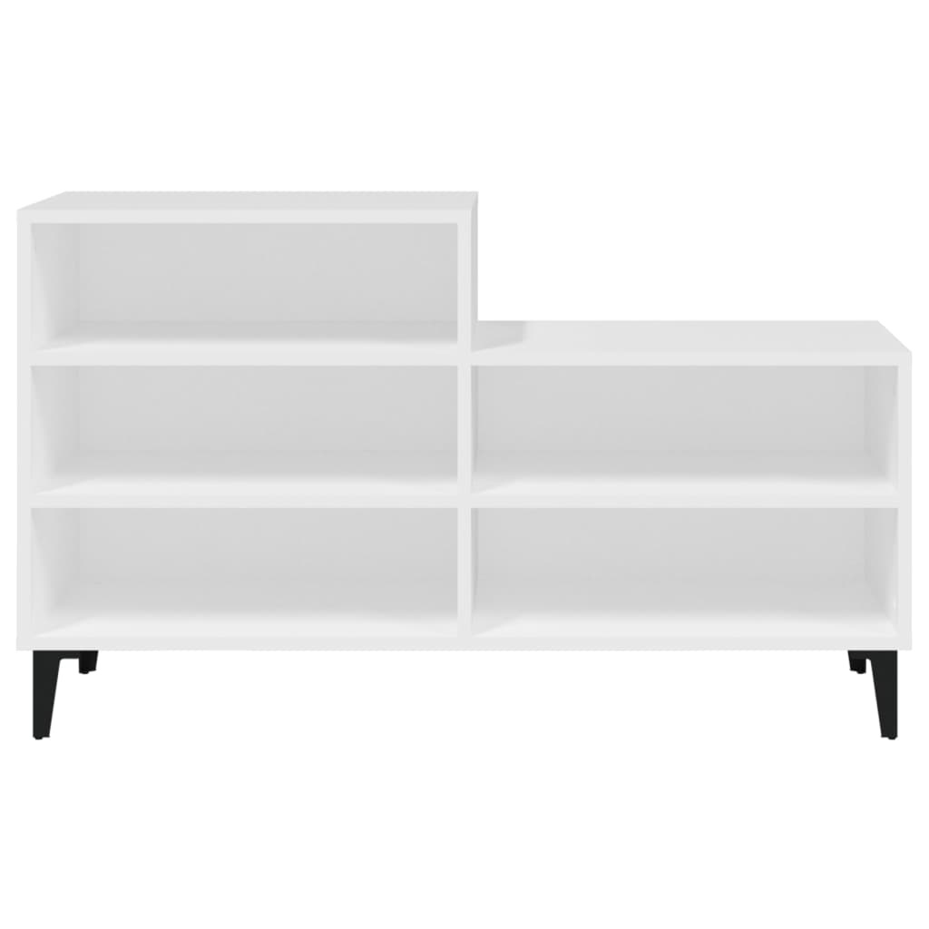 VidaXL Schoenenkast 102x36x60 cm bewerkt hout wit