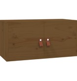 VidaXL Wandkast 60x30x30 cm massief grenenhout honingbruin