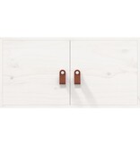 VidaXL Wandkast 60x30x30 cm massief grenenhout wit