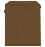 VidaXL Wandkast 60x30x35 cm massief grenenhout honingbruin