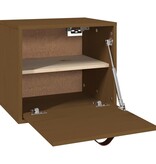 VidaXL Wandkast 40x30x35 cm massief grenenhout honingbruin