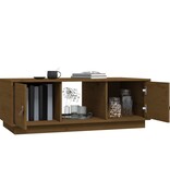 VidaXL Salontafel 100x50x35 cm massief grenenhout honingbruin