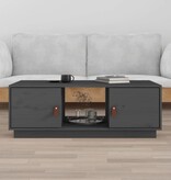VidaXL Salontafel 100x50x35 cm massief grenenhout grijs