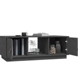 VidaXL Salontafel 100x50x35 cm massief grenenhout grijs