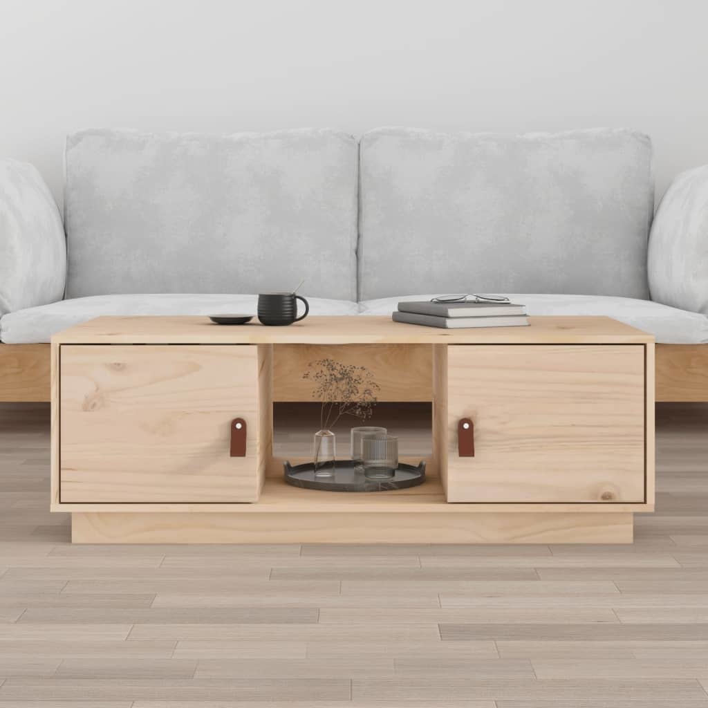 VidaXL Salontafel 100x50x35 cm massief grenenhout