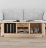 VidaXL Salontafel 100x50x35 cm massief grenenhout