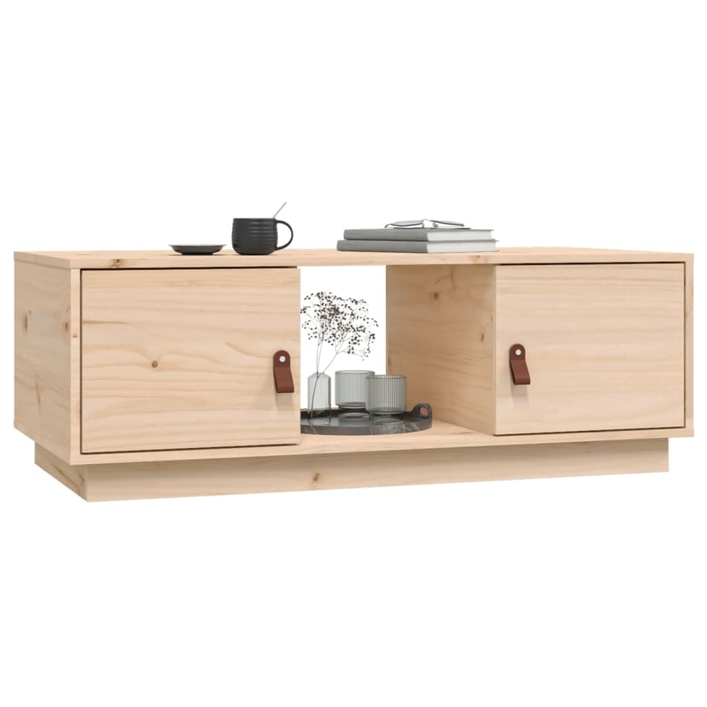 VidaXL Salontafel 100x50x35 cm massief grenenhout