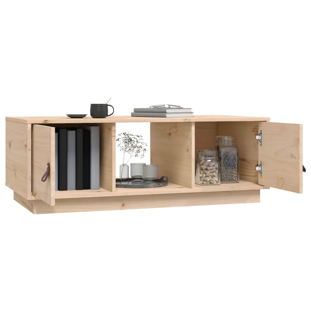 VidaXL Salontafel 100x50x35 cm massief grenenhout