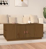 VidaXL Salontafel 100x50x41 cm massief grenenhout honingbruin