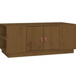 VidaXL Salontafel 100x50x41 cm massief grenenhout honingbruin