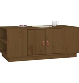 VidaXL Salontafel 100x50x41 cm massief grenenhout honingbruin