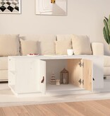 VidaXL Salontafel 100x50x41 cm massief grenenhout wit