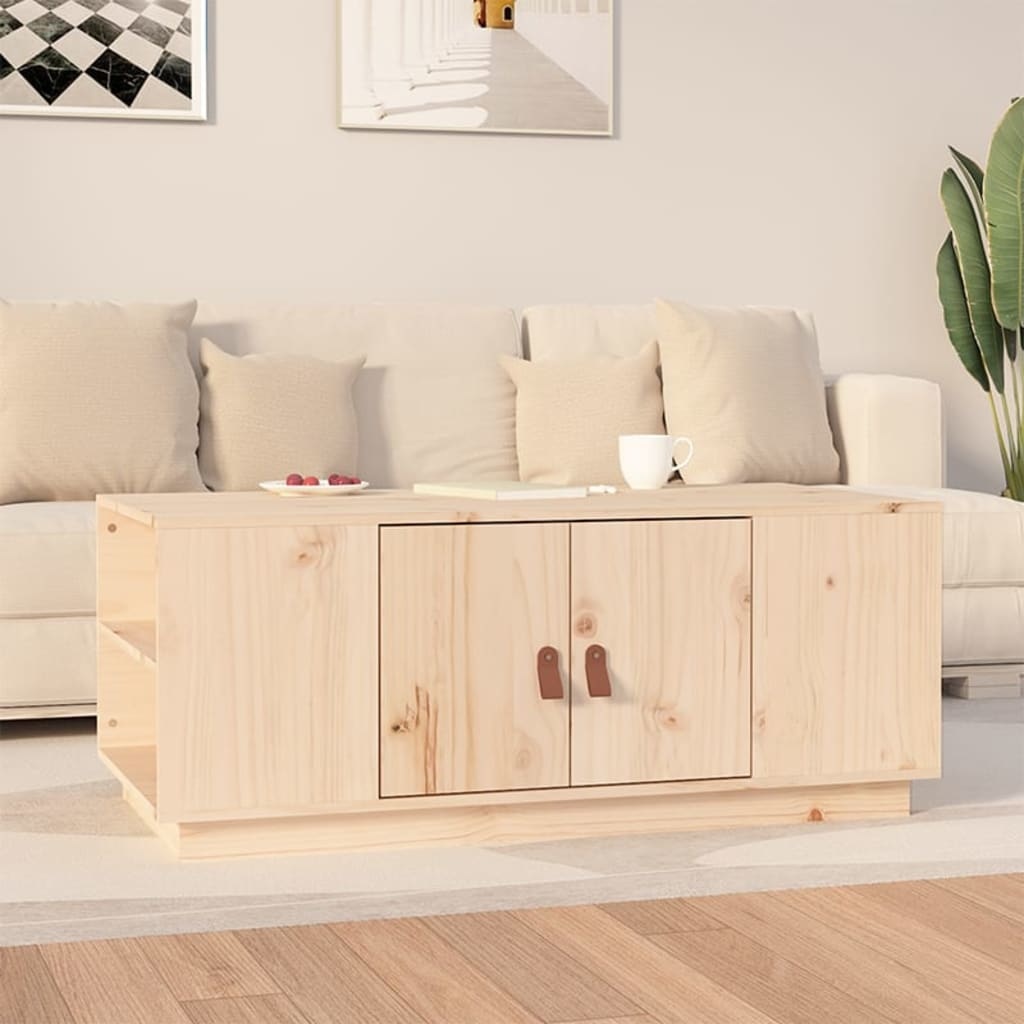 VidaXL Salontafel 100x50x41 cm massief grenenhout