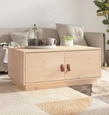 VidaXL Salontafel 80x50x35 cm massief grenenhout