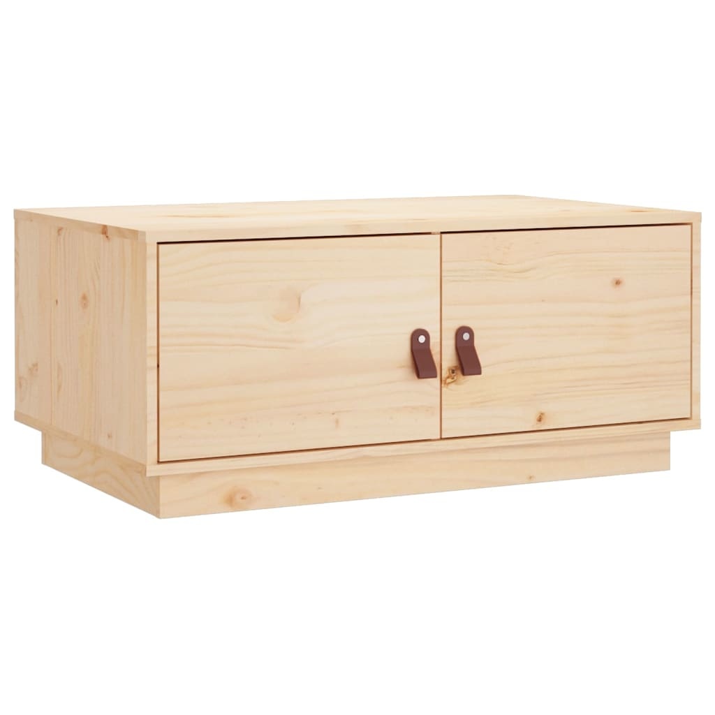 VidaXL Salontafel 80x50x35 cm massief grenenhout