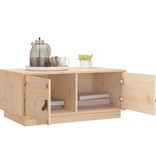 VidaXL Salontafel 80x50x35 cm massief grenenhout