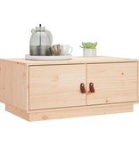 VidaXL Salontafel 80x50x35 cm massief grenenhout