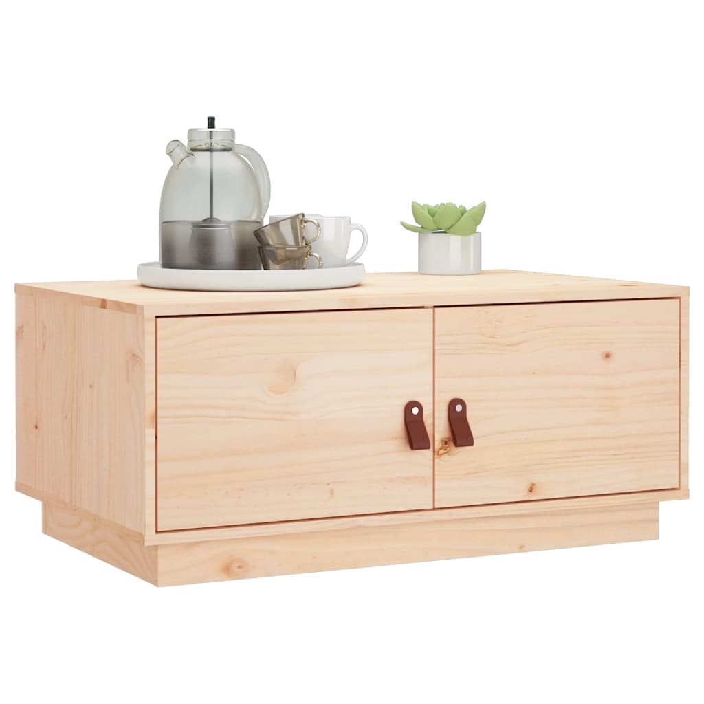 VidaXL Salontafel 80x50x35 cm massief grenenhout