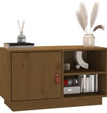 VidaXL Tv-meubel 70x34x40 cm massief grenenhout honingbruin
