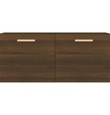 vidaXL Wandkast 80x35x36,5 cm bewerkt hout bruineikenkleurig