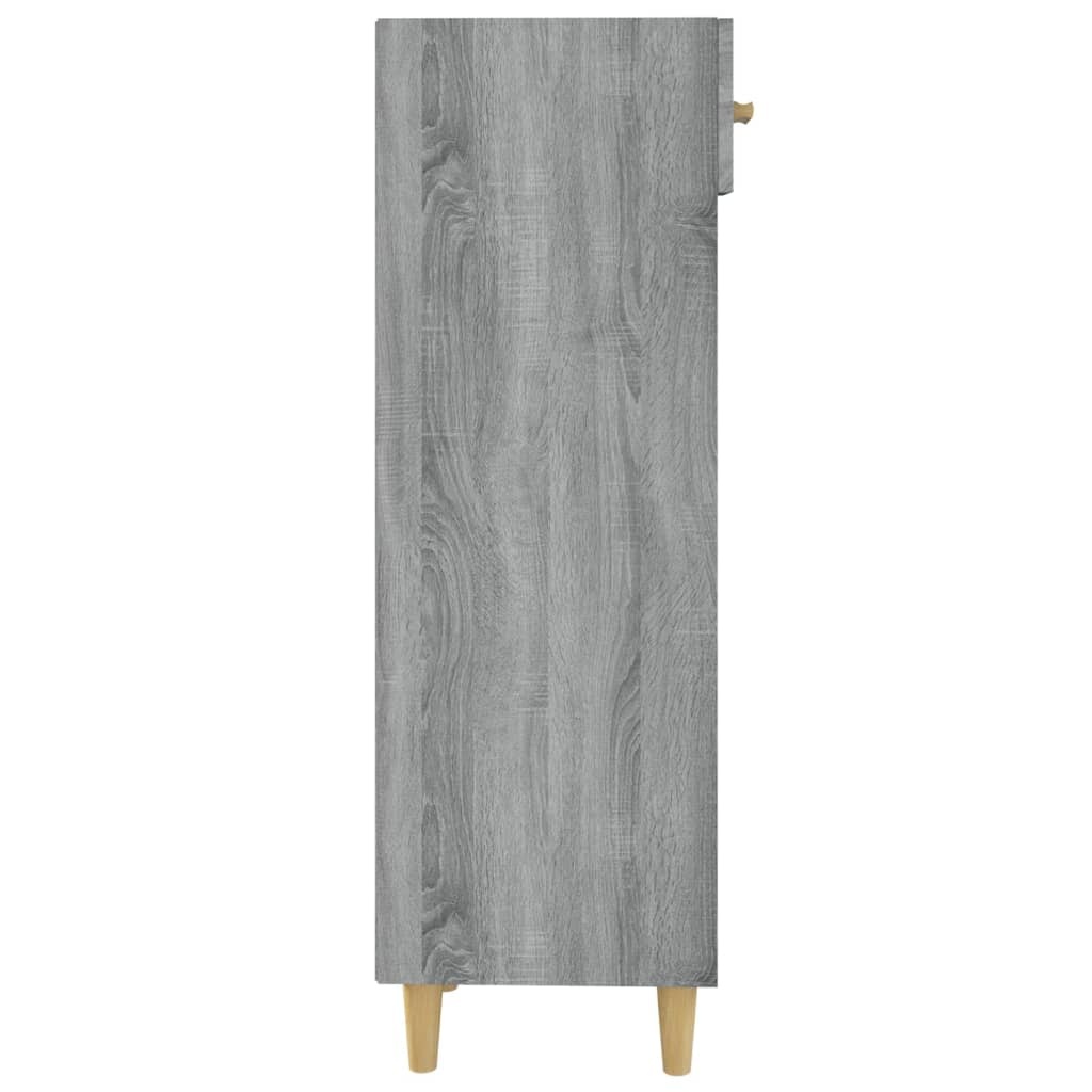 vidaXL Schoenenkast 30x35x105 cm bewerkt hout grijs sonoma eikenkleur