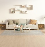 VidaXL Salontafels 2 st 50x50x40 cm bewerkt hout gerookt eikenkleurig
