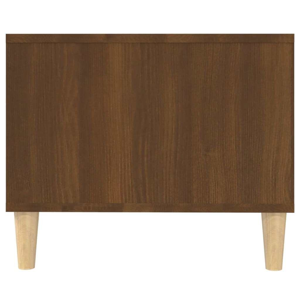 VidaXL Salontafel 102x50x40 cm bewerkt hout bruineikenkleurig