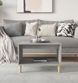 VidaXL Salontafel 60x40x50 cm bewerkt hout grijs sonoma eikenkleurig