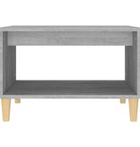 VidaXL Salontafel 60x40x50 cm bewerkt hout grijs sonoma eikenkleurig