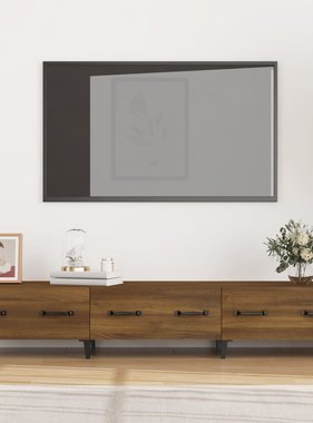 vidaXL Tv-meubel 150x34,5x30 cm bewerkt hout bruineikenkleurig