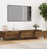 VidaXL Tv-meubel 150x34,5x30 cm bewerkt hout bruineikenkleurig