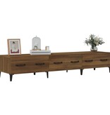 VidaXL Tv-meubel 150x34,5x30 cm bewerkt hout bruineikenkleurig