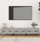 VidaXL Tv-meubel 150x34,5x30 cm bewerkt hout grijs sonoma eikenkleurig