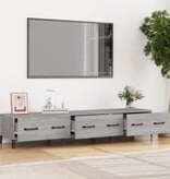 vidaXL Tv-meubel 150x34,5x30 cm bewerkt hout grijs sonoma eikenkleurig