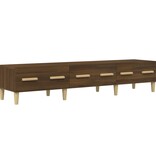 VidaXL Tv-meubel 150x34,5x30 cm bewerkt hout bruineikenkleurig