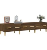 VidaXL Tv-meubel 150x34,5x30 cm bewerkt hout bruineikenkleurig