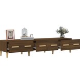 VidaXL Tv-meubel 150x34,5x30 cm bewerkt hout bruineikenkleurig